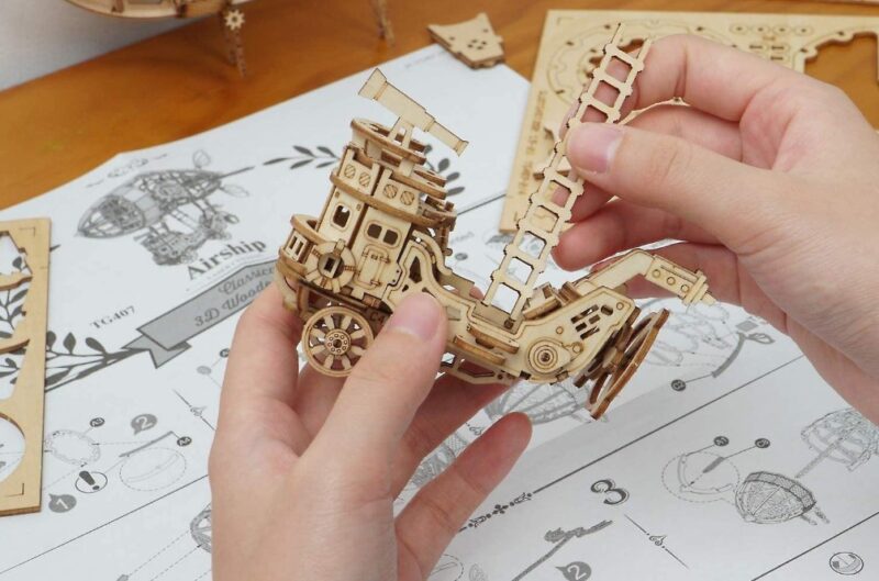Assembling 3D Wooden Kits