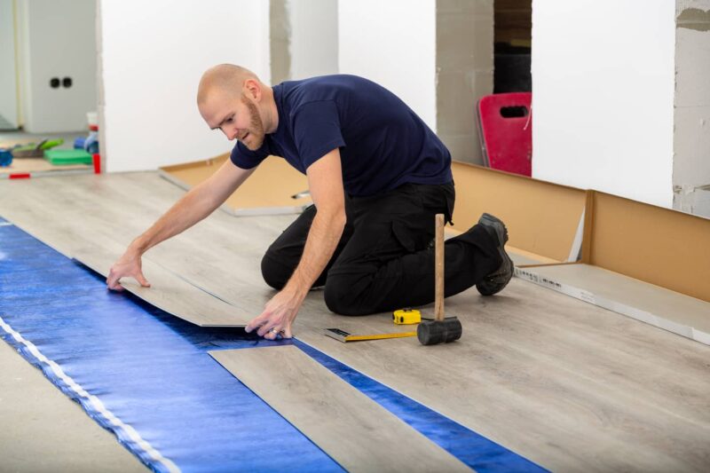 Measuring and Layout for Vinyl Flooring