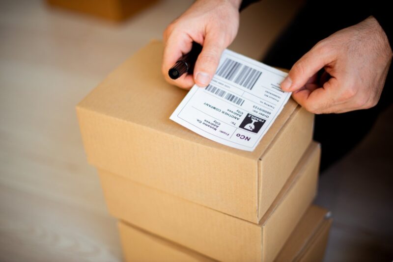 Shipping Label. Importance of Customs Regulations Compliance